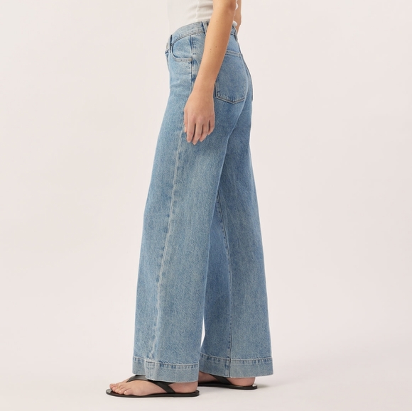 DL1961 Zoie Wide Leg Relaxed Vintage Size 26 Sample - Picture 14 of 16